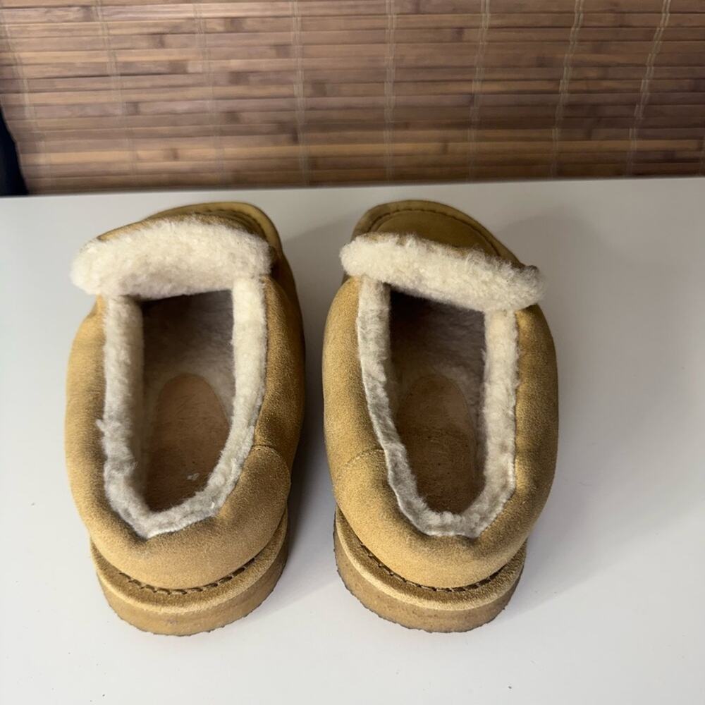 JW ANDERSON Shearling-Lined Suede Mules 37 - Picture 8 of 11
